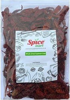 Kashmiri Chilli | Chillies Dried Whole Premium Quality Free UK P&P 25g-950g (25g)
