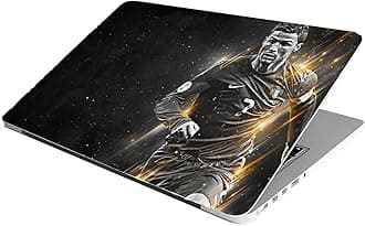 Laptop Skin Stickers HD Quality Sticker for Laptops Upto 15.6" (Dustproof|Waterproof|Scratchproof|Reusable) - Ronaldo EDS