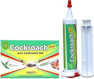 Anti Cockroach gel with Neem extract(40gram) | Roach control | gel Bait with Easy to Use Injection