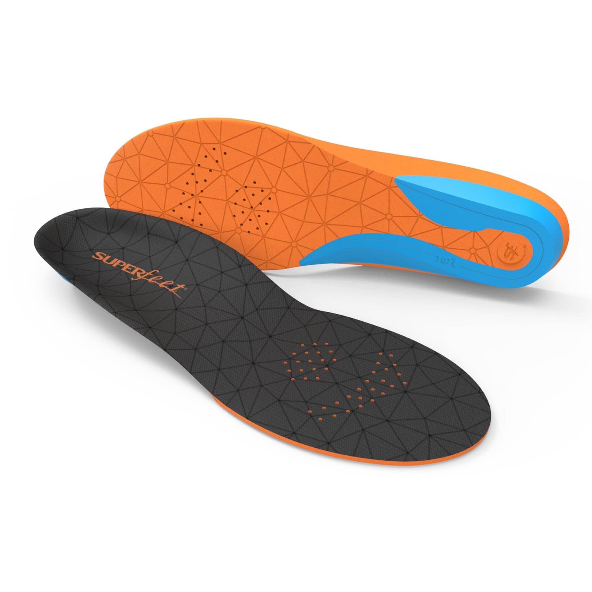 Superfeet All-Purpose Cushion Insoles for Active Lifestyle with Medium Arch Support & Adaptive Comfort Technology - Men 7.5-9 / Women 8.5-10