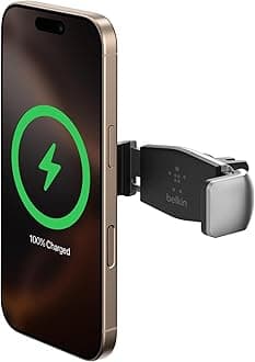 Belkin Car Vent Mount for iPhone, Samsung, Silver