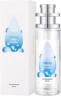 Elyven Baby Powder Perfume, Elyven Fresh Scent Perfume Fragrance Body perfume, Baby-Soft Perfume Spray 35ML/1.2 FL.0Z (1.23 Fl Oz (Pack of 1), Rice Milk)