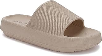 Pillow Slippers for Women and Men Non Slip Quick Drying Shower Slides Bathroom Sandals | Ultra Cushion | Thick Sole