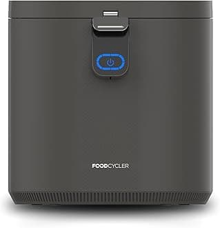 Food Cycler Eco 5 Award-Winning Kitchen Food Recycler | Indoor Composter Bin Alternative | Electric Countertop Food Disposer with Odorless 5L Indoor Food Waste Bin for Easy Waste Management | Grey