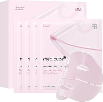 Jelly Gel Mask with Salmon DNA PDRN Pink Collagen | Overnight Face Mask for Glass Glow Skin | Elasticity, Hydrating, Firming and Moisturizing | Korean Skincare, 28g x 4ea