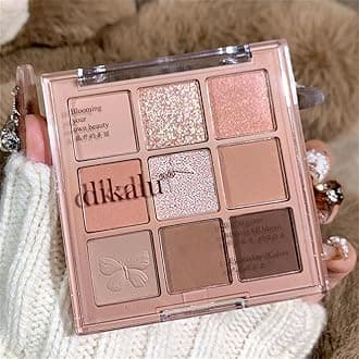 Light Pink & Purple Eyeshadow Palette - Highly Pigmented, Matte & Shimmer Finishes, Long-Lasting Waterproof for Natural Makeup (Fig)