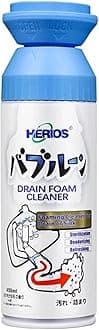 Drain Foam Cleaner, Foam Drain Cleaner, Powerful Sink and Drain Cleaner Foam, Liquid Hair Drain Clog Remover, Foaming Drain Cleaner for Kitchen Drain, Sinks, Tubs (Pack of 1)