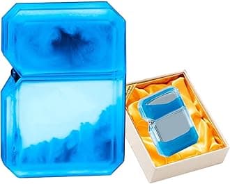 Windproof Torch Lighter, Luminous Quicksand Lighter, Butane Gas Lighter, Portable Lighter, Suitable for Men and Women Gifts(A)