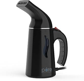 PureSteam Portable Fabric Steamer - Fast-Heating, Handheld Design Perfect for Home and Travel