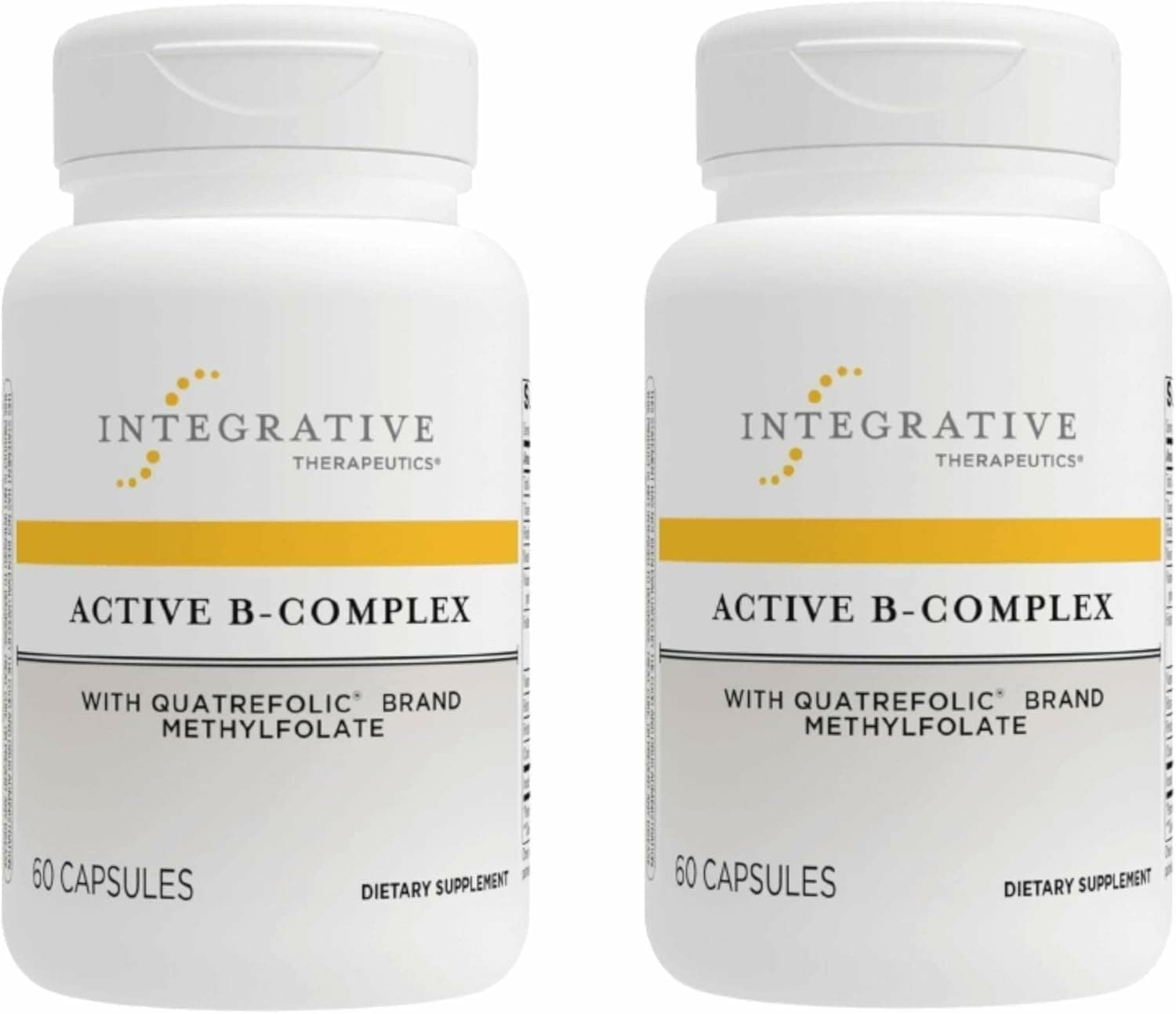 Active B-Complex - with Choline and Methyfolate - Cellular Energy, Immune Function & Heart Health Support with Vitamins B2, B6 & B12*- Gluten-Free - 120 Capsules (60 Servings)