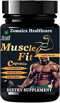 Muscle Fit Capsule | Whey Supplement | Weight Gain Protein | Muscle Gainer | Pack of 1 | 30 Capsules