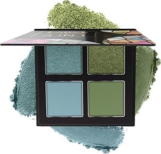 FACESCANADA 4 In 1 Quad Eyeshadow Powder Palette - Make'Em Envy 05,4.8G|Shimmer & Matte Shades|Satin Matte Finish Eye Shadow Quartet|Intense Pigt|Long Lasting|Vitamin E Enriched|Vegan,Multicolor