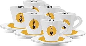 Bialetti Cappuccino Set 6 Cups with Saucer
