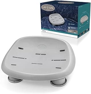 Bestway Lay-Z-Spa BW60321 Hot Tub Seat, Universal Adjustable Spa Seat with Weighted Feet, Grey