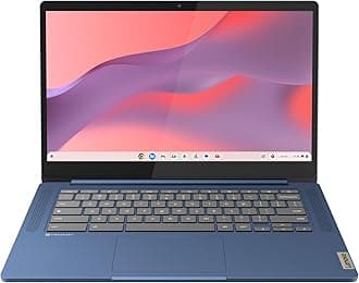 Lenovo IdeaPad Slim 3 Chromebook - 2024 - Lightweight Laptop - Waves MaxxAudio® Speakers - 14" HD Display -720p Camera - 4GB Memory - 64GB Storage - MediaTek Kompanio 520 - Abyss Blue