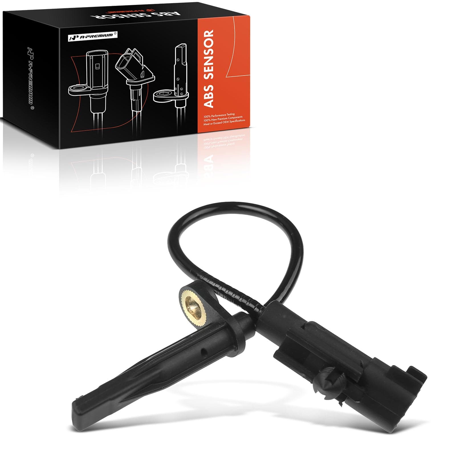 A-Premium ABS Wheel Speed Sensor Compatible with Cadillac & Saab Models - SRX 2010-2016, 9-4X 2011 - Front Driver or Passenger Side