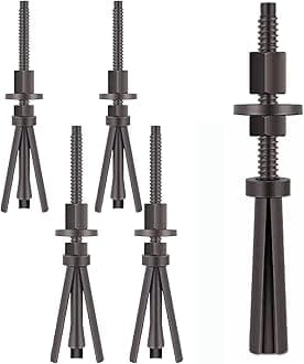 Quick Release Anchor Bolt & Nut Reusable Expansion Bolt Perfect for Anchoring Core Drilling Machines, Rig Stands, Wall Saw Track and Wire Saws in a Rigid Position 5 Sets