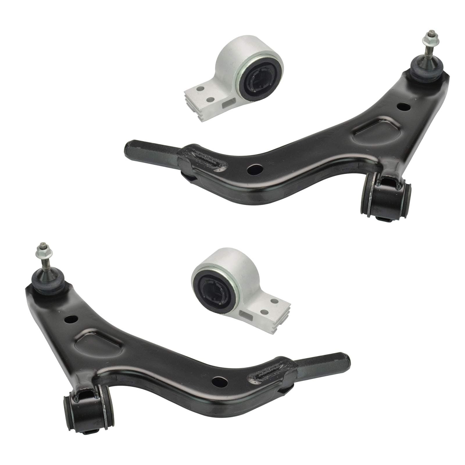 TRQ Front Lower Control Arm with Ball Joint Set Compatible with 2008-2009 Ford Taurus Mercury Sable