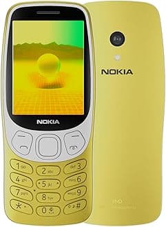 Nokia 3210 Dual-SIM 128MB ROM + 64MB RAM (GSM Only | No CDMA) Factory Unlocked 4G/LTE Smartphone (Y2K Gold) - International Version