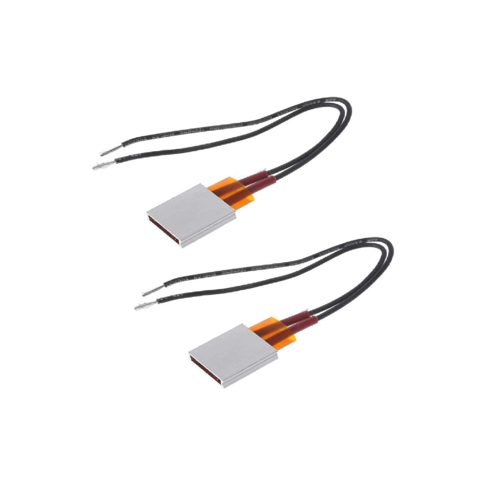 2pcs PTC Heating Element 5W-50W AC DC 12V 220 Degree consistant Temperature Ceramic Thermostatic