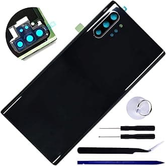 Note 10 Plus Back Glass Replacement Galaxy Note 10+ 5G N976 N976U Back Covers Door Replacement for Samsung Galaxy Note10+ N975F N975U Rear Housing with Tape Repair Part (Not for Note10)