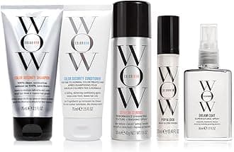 COLOR WOW Best Vacay Hair Ever Travel Kit – Includes Shampoo, Conditioner, Dream Coat, Style on Steroids, and Pop + Lock, These key essentials are exactly what you need to fix frizz on the go