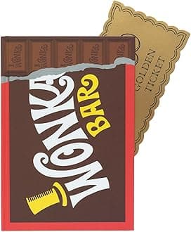 Grupo Erik Premium Notebook A5 Wonka Chocolate Notepad A5 Diary for Adults and Children Official Willy Wonka Fan Item