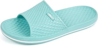 FUNKYMONKEY Womens Bathroom Shower Slippers Indoor Home Beach Non Slip Sandal