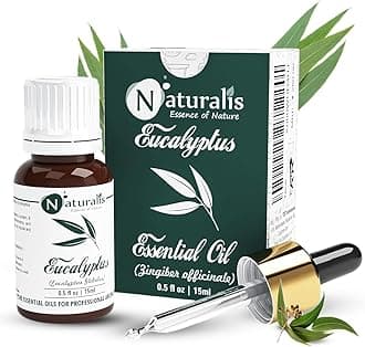 Eucalyptus Oil – Pure Eucalyptus Essential Oil for Aromatherapy, Skin & Hair Care, Massage, Steam Inhalation, and Diffuser – Therapeutic Grade -15ml