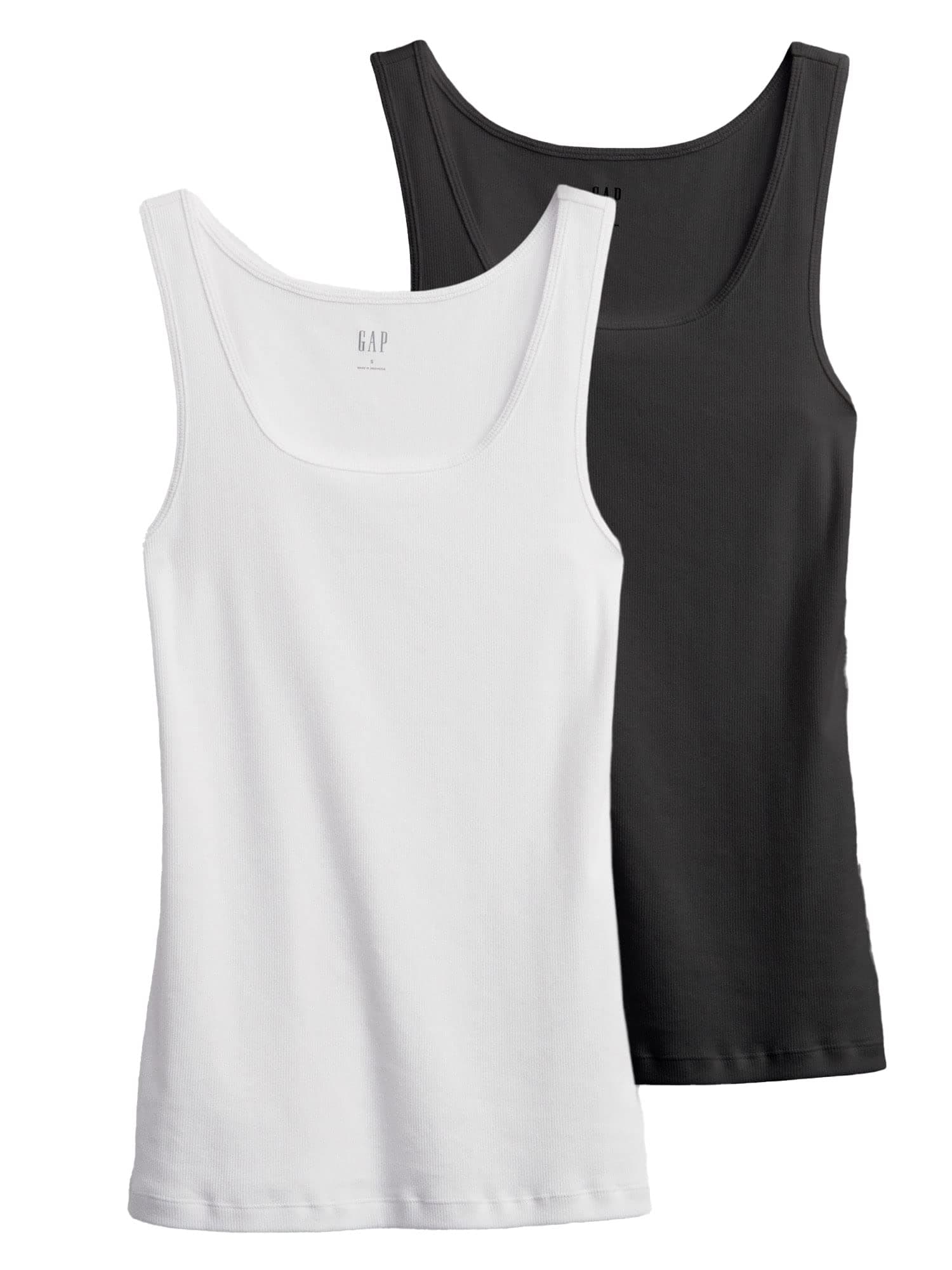 GAP Women's 2-Pack Ribbed Tank Top