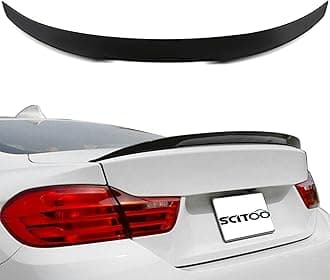 SCITOO ABS Spoiler for 2014-2019 for BMW F32 4-Series Coupe Trunk Spoiler Roof Lip Kit Wing, Car Rear Spoiler Exterior Kit (Matte Black)