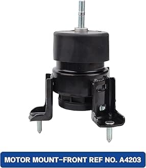 Engine Motor and Trans Mounts Compatible with 2002-2006 Camry (2.4L) and 2004-2008 Solara 2.4L Auto Transmission, Replace OE A4203 A4204 A4207 A4211, Set of 4