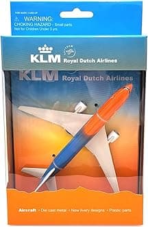 Daron Orange Pride Diecast Toy Model Plane RT2300