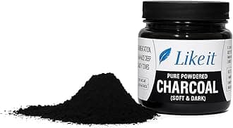 like it Artist Black Charcoal Powder for sketching/Drawing (Charcoal Powder Per Pack 30 grams) Pack of 1