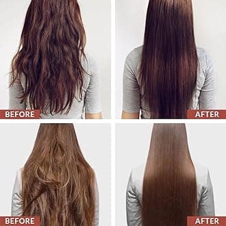 Keragen - Brazilian Keratin Hair Smoothing Treatment Express Home Kit - Blowout Straightening System, with 2 Oz Forte Treatment, 2 Oz Clarifying Shampoo and Aftercare Samples