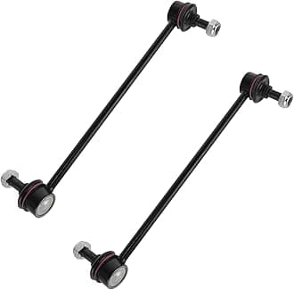 TRQ Front Suspension Kit Control Arm with Ball Joint Sway Bar Stabilizer Link Compatible with 2001-2004 Ford Escape Mazda Tribute