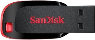 SanDisk 64 GB Cruzer Blade USB 2.0 Flash Drive - Black