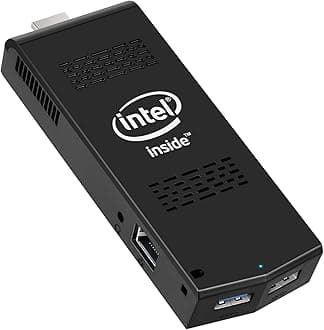 AIOEXPC Mini Computer Stick with Windows 11 Pro Intel Celeron J4125 8GB DDR4 256GB SSD PC Stick Support UHD 4K 60Hz WiFi 2.4G/5G Gigabit Ethernet BT 4.2