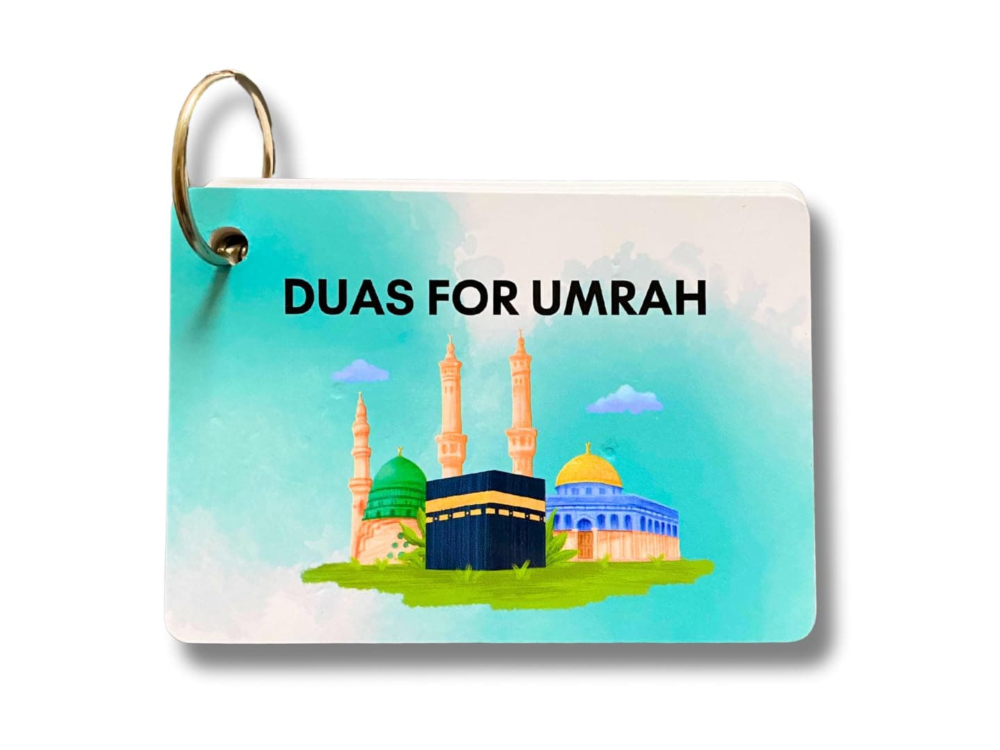 Umrah Dua Card, Step-by-Step Guide Umrah Duas, Umrah Gift, Umrah Prayer and Appraint, Umrah Flashcards