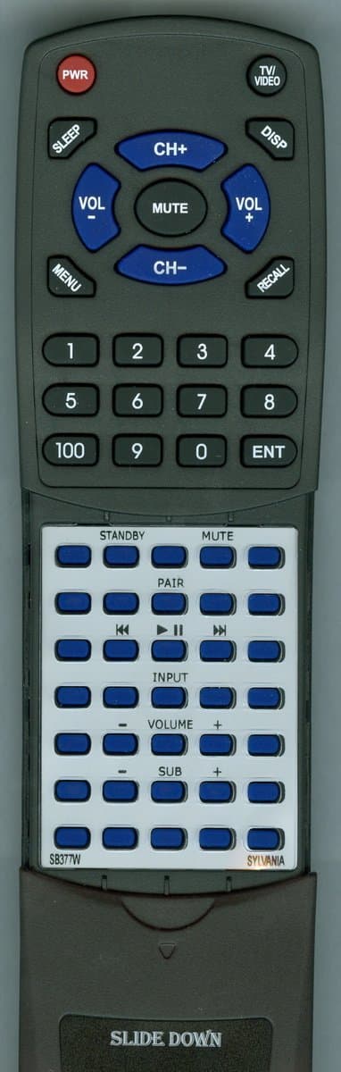 Replacement Remote for Sylvania SB377W