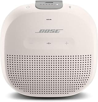 SoundLink Micro Bluetooth Speaker: Small Portable Waterproof Speaker with Microphone, White