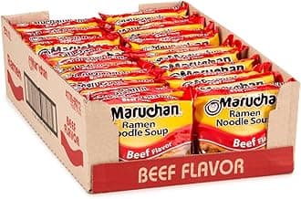 Maruchan Ramen Beef Flavor, 3 oz, 12 ct