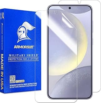 ArmorSuit 2 Pack for Samsung Galaxy S25 Plus / S24 Plus Screen Protector (6.7") Case Friendly MilitaryShield HD Clear Film - Made in USA