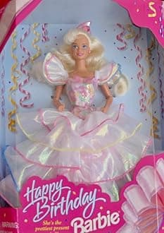 Barbie HAPPY BIRTHDAY Doll - She's The Prettiest Present! (1