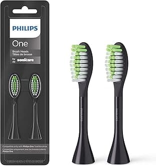 Sonicare Philips One by, 2 Brush Heads, Shadow Black, BH1022/06