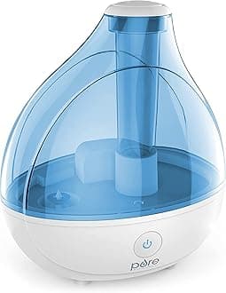 Pure Enrichment MistAire Ultrasonic Cool Mist Humidifier - Humidifier for Bedroom, Nursery, Office, Indoor Plants Hybrid - 1.7L Tank for Up to 25 Hours of Continuous Operation