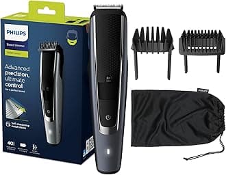 Beard Trimmer BT5502/13 | Lift & Trim PRO for Even Beard | 40 Length Settings | Corded & Cordless | Maintenance-Free Blades, No Oil Needed| 90min Battery, Waterproof, Storage Pouch