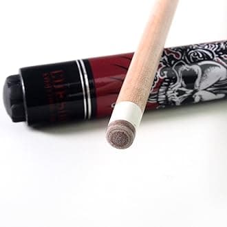 CUESOUL ROCKIN series 57" 21oz Maple Cue Stick Set + Joint Protector + Towel + 1 Cue Carry Bag