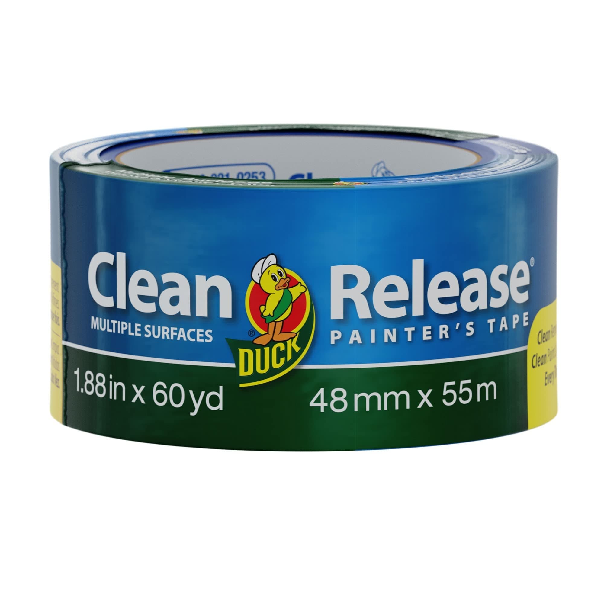Clean Release Blue Painter's Tape, 2-Inch (1.88-Inch x 60-Yard), Single Roll, 240195