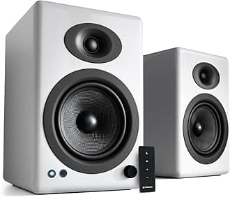 A5+ Powered Bookshelf Speakers – 150W High-Fidelity Studio Monitors for Music, Gaming, Turntables & Home Theater